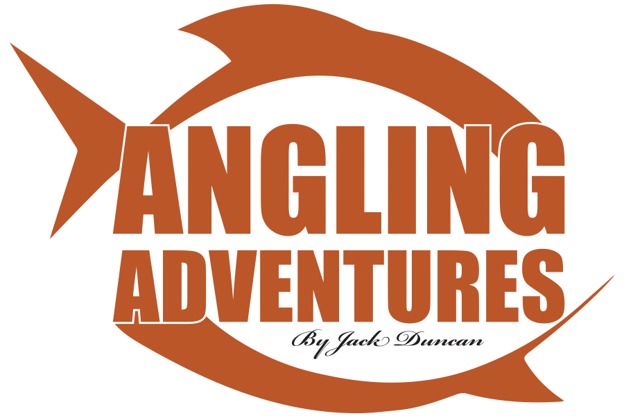 angling adventures fishing guide logo